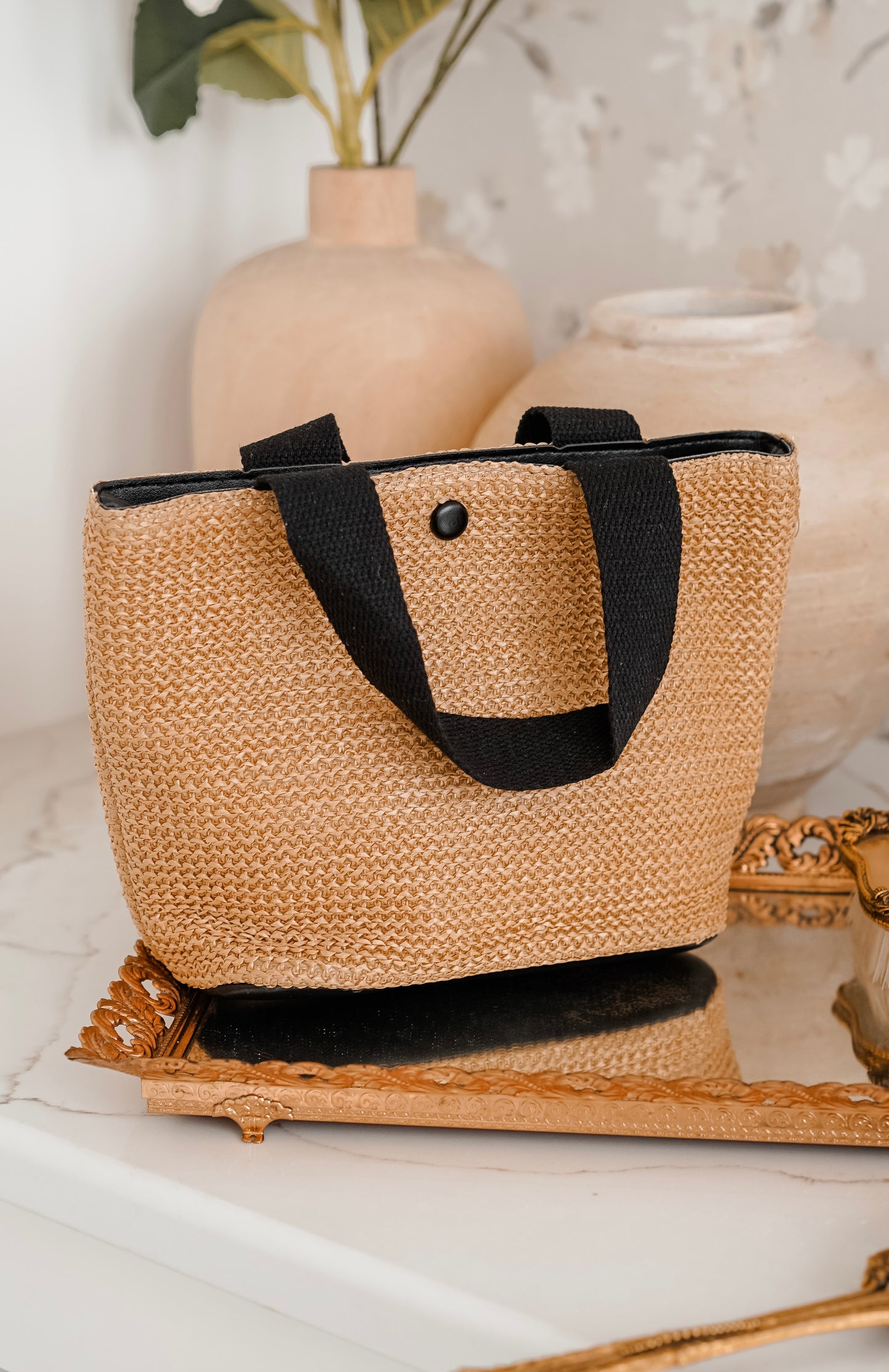 Small Woven Hand Bag