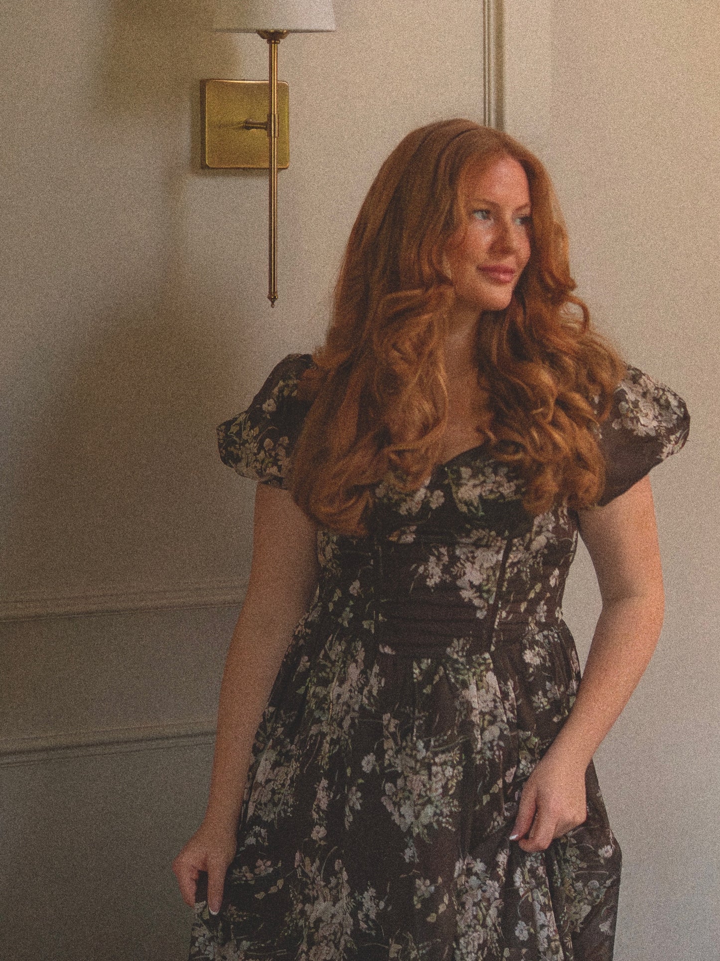 Espresso Bloom Dress