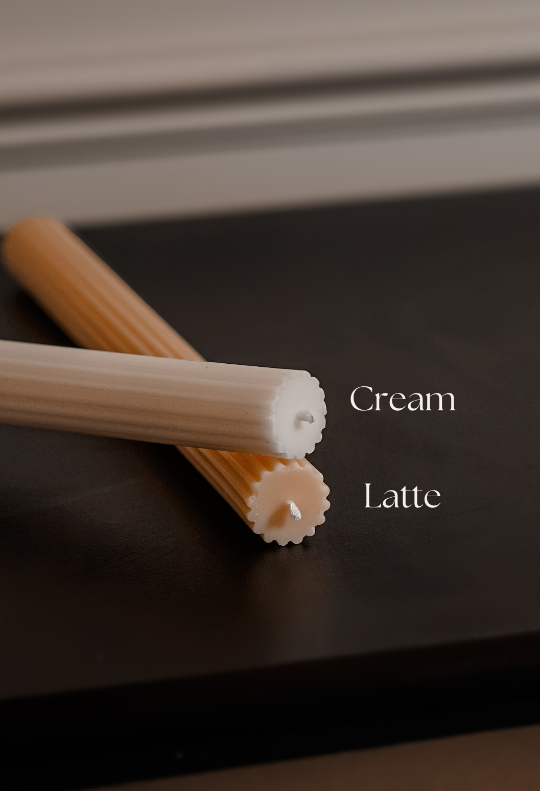 Ribbed Pillar Candlestick