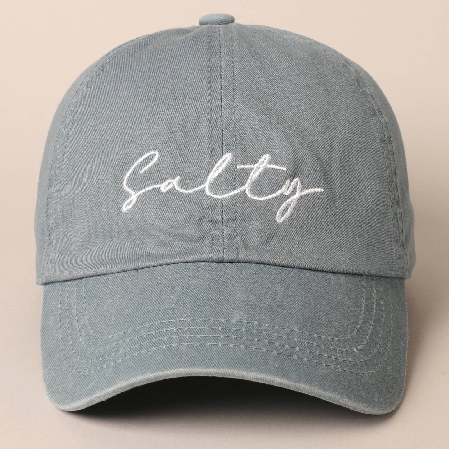 "Salty" Embroidered Baseball Cap