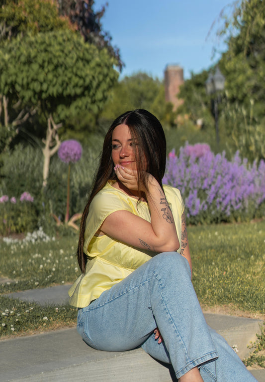 Boat-Neck Blouse