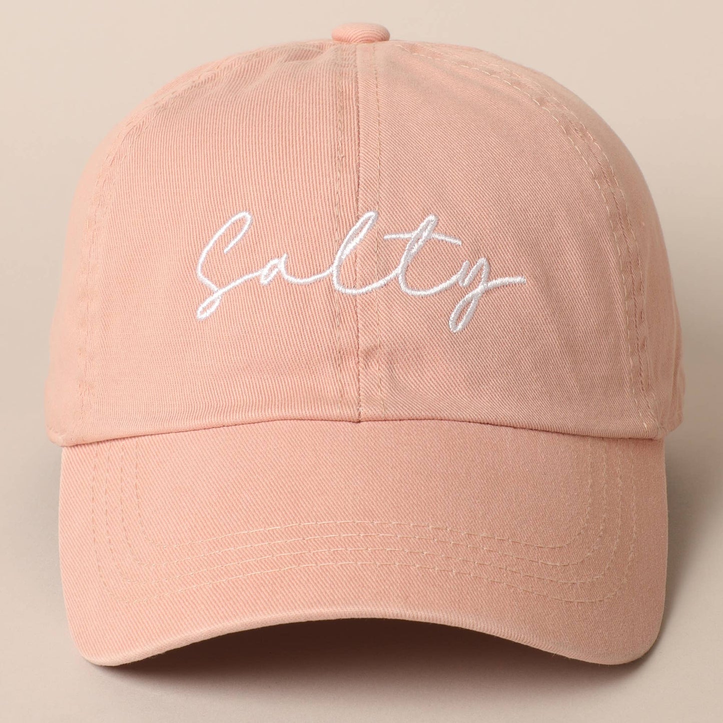 "Salty" Embroidered Baseball Cap