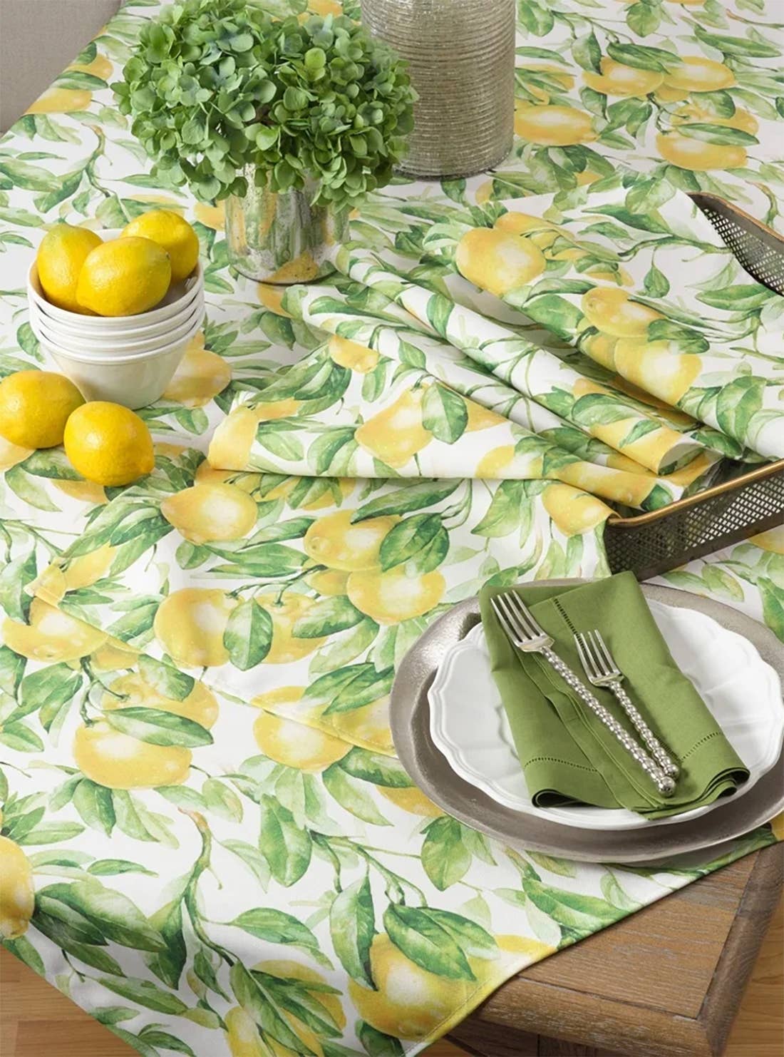 Lemon Cloth Napkins, Set of 4