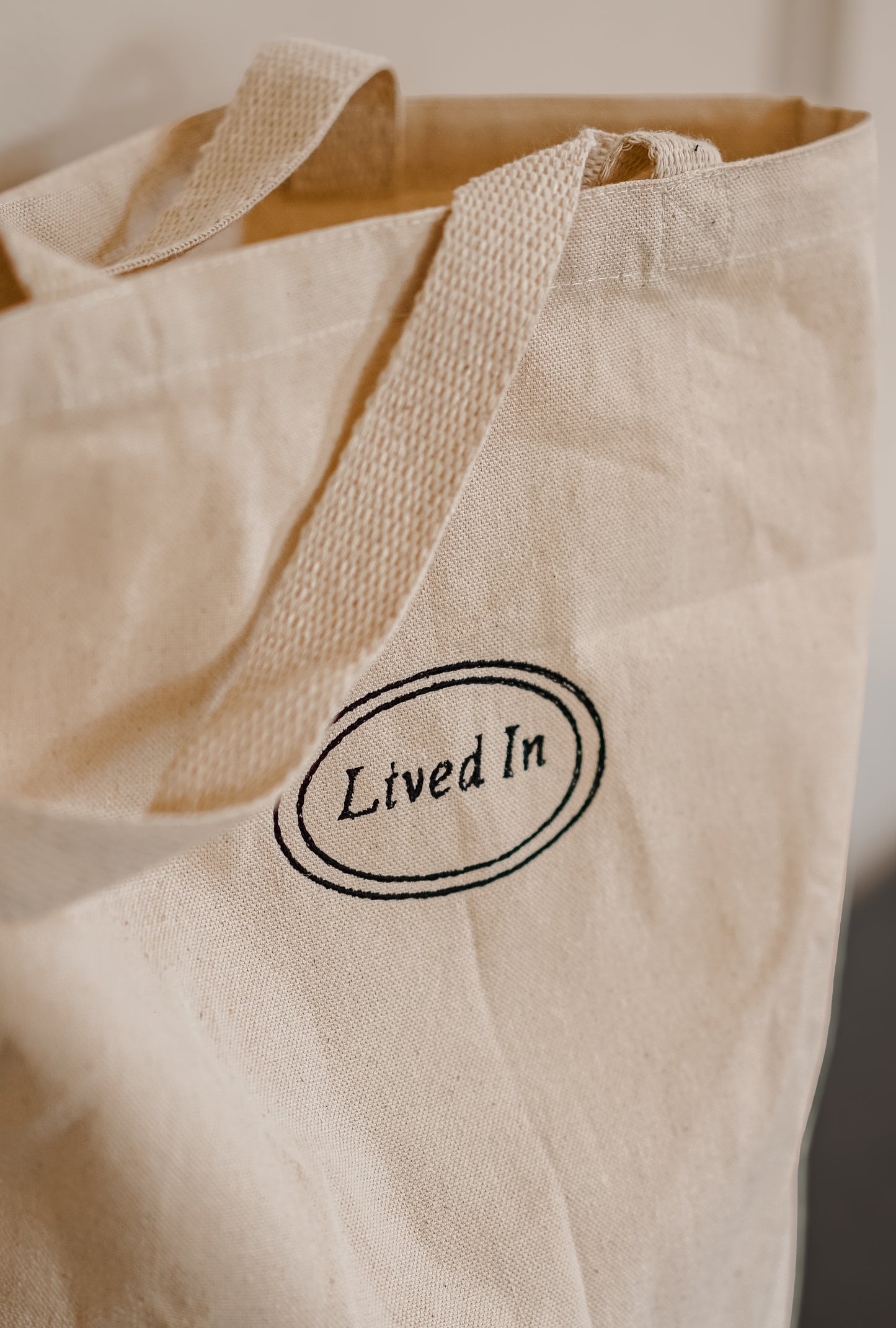 Lived In Farmers Market Canvas Tote Bag