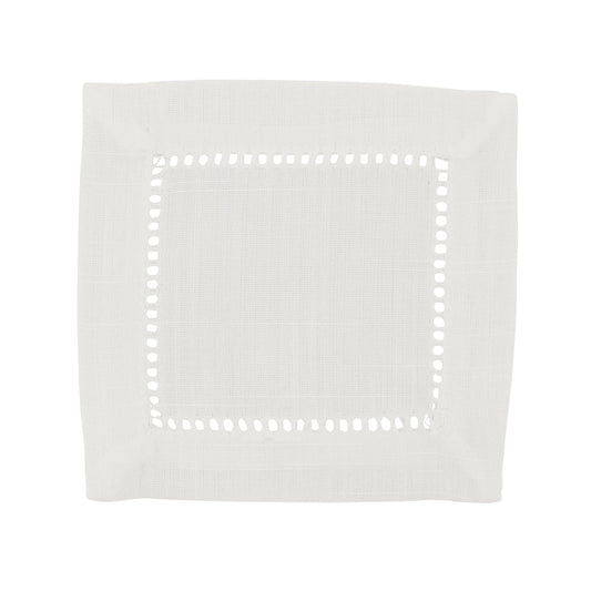 Cocktail Napkin With Hemstitch Border